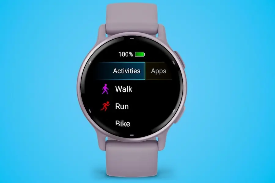 Garmin Vívoactive 5 smartwatch con pantalla AMOLED y funciones de salud avanzadas